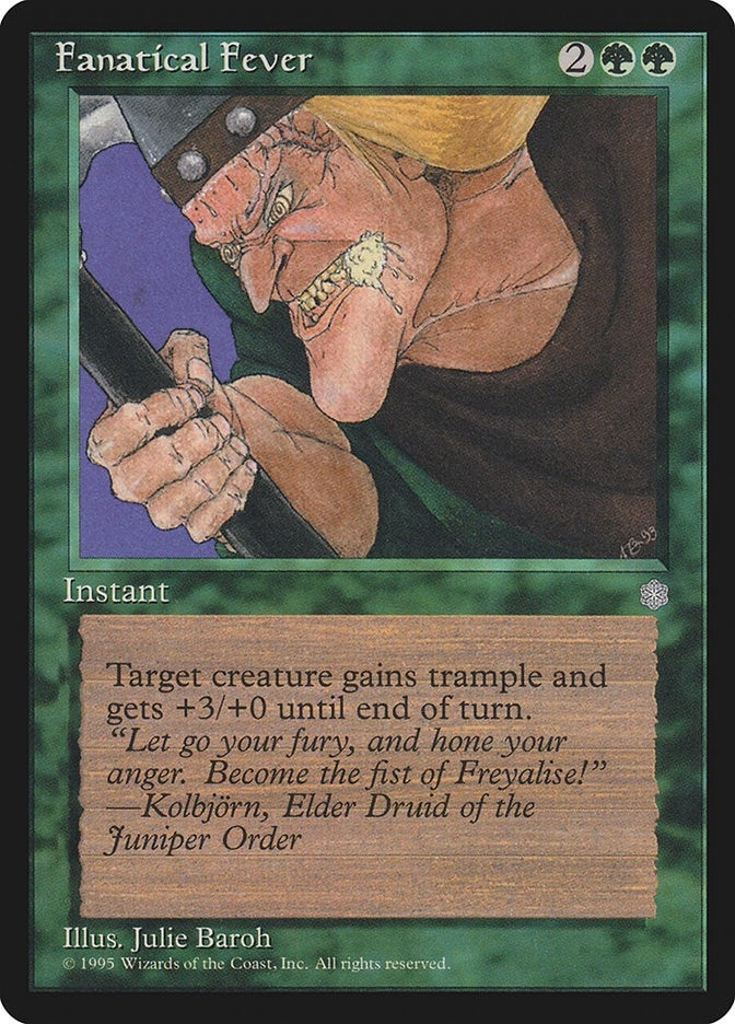 Image for Fanatical Fever (ICE) - Magic: The Gathering
