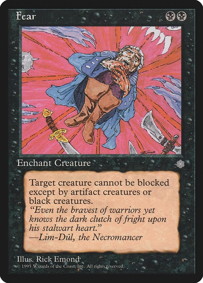 Image for Fear (ICE) - Magic: The Gathering