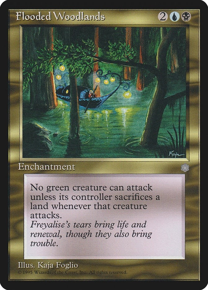 Image for Flooded Woodlands (ICE) - Magic: The Gathering