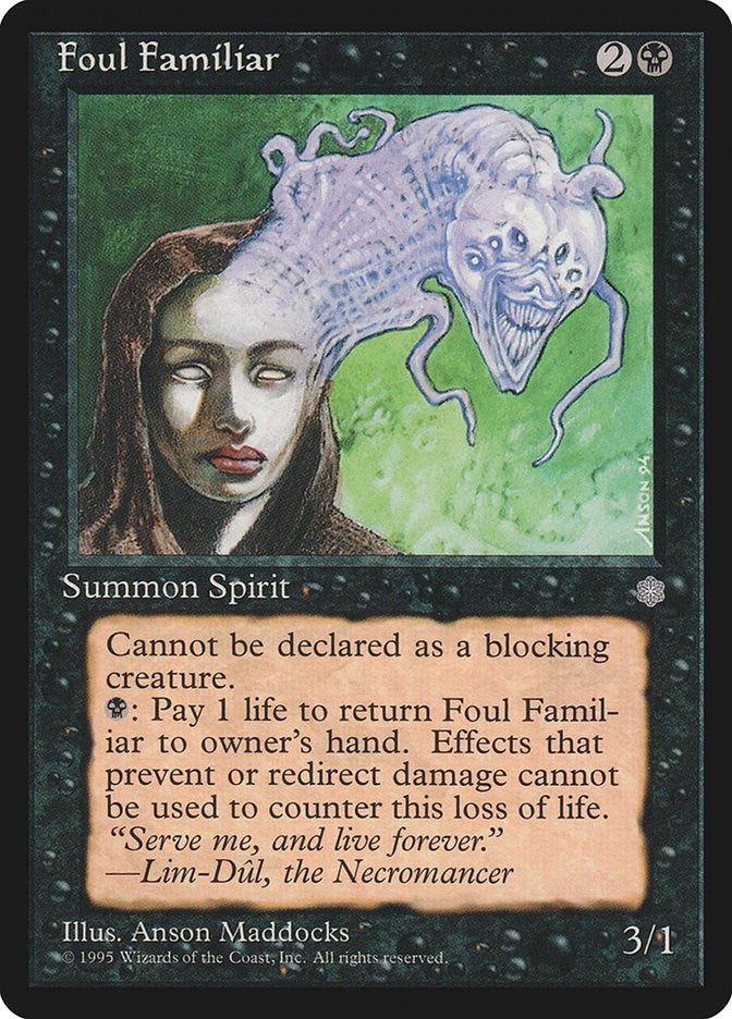Image for Foul Familiar (ICE) - Magic: The Gathering