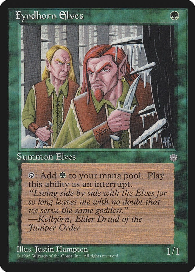 Image for Fyndhorn Elves (132) (ICE) - Magic: The Gathering