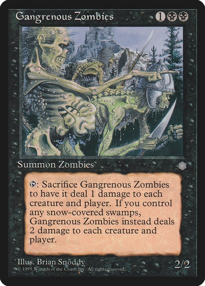 Image for Gangrenous Zombies (ICE) - Magic: The Gathering