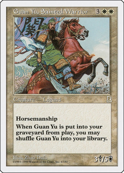 Guan Yu, Sainted Warrior (6) (PTK)