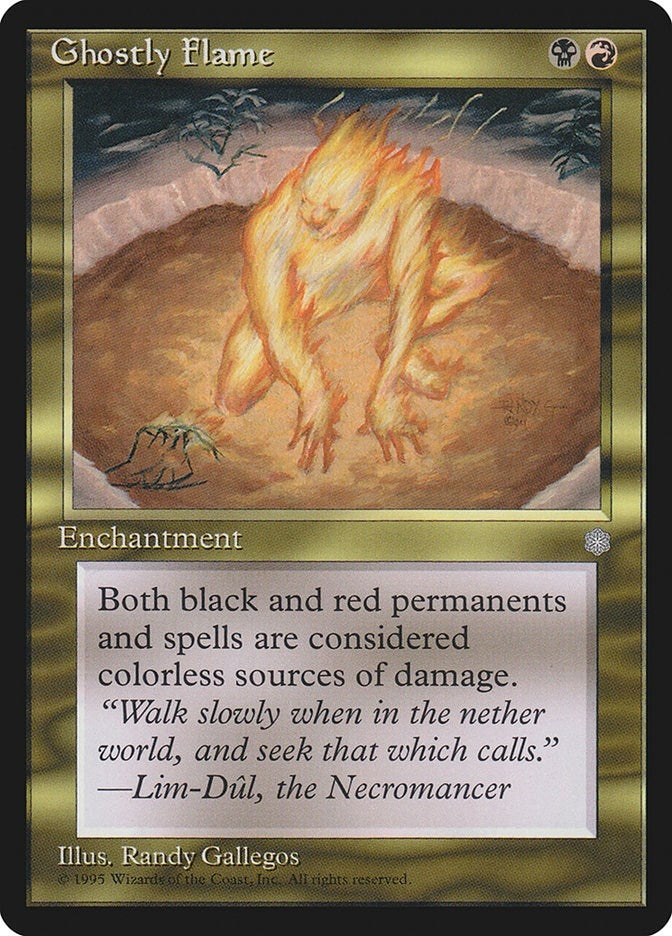 Image for Ghostly Flame (ICE) - Magic: The Gathering