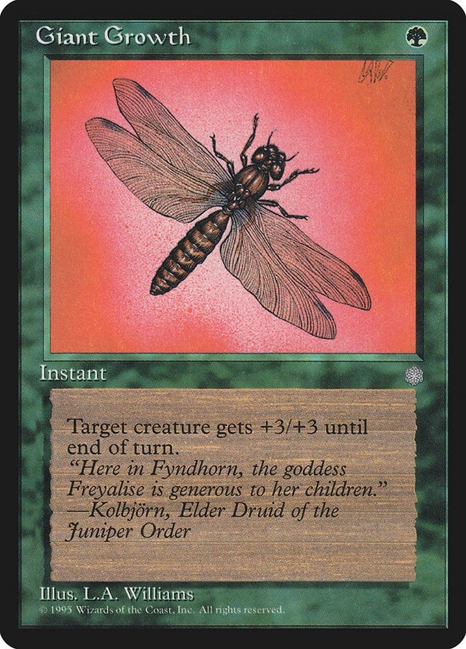 Image for Giant Growth (ICE) - Magic: The Gathering