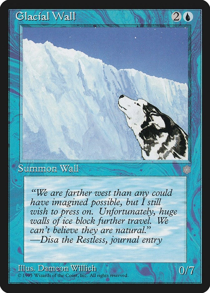 Image for Glacial Wall (71) (ICE) - Magic: The Gathering