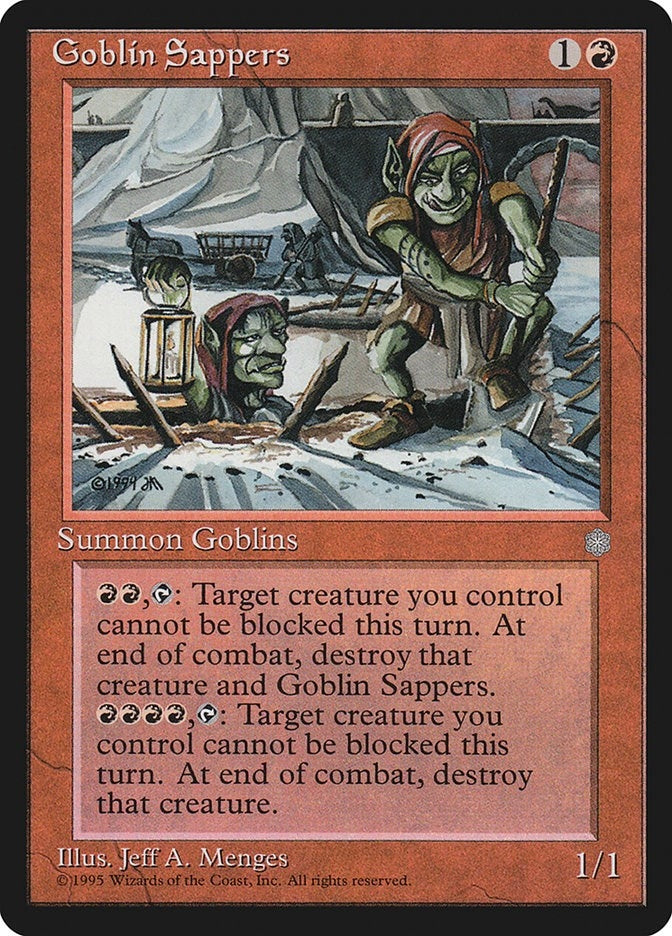 Image for Goblin Sappers (ICE) - Magic: The Gathering