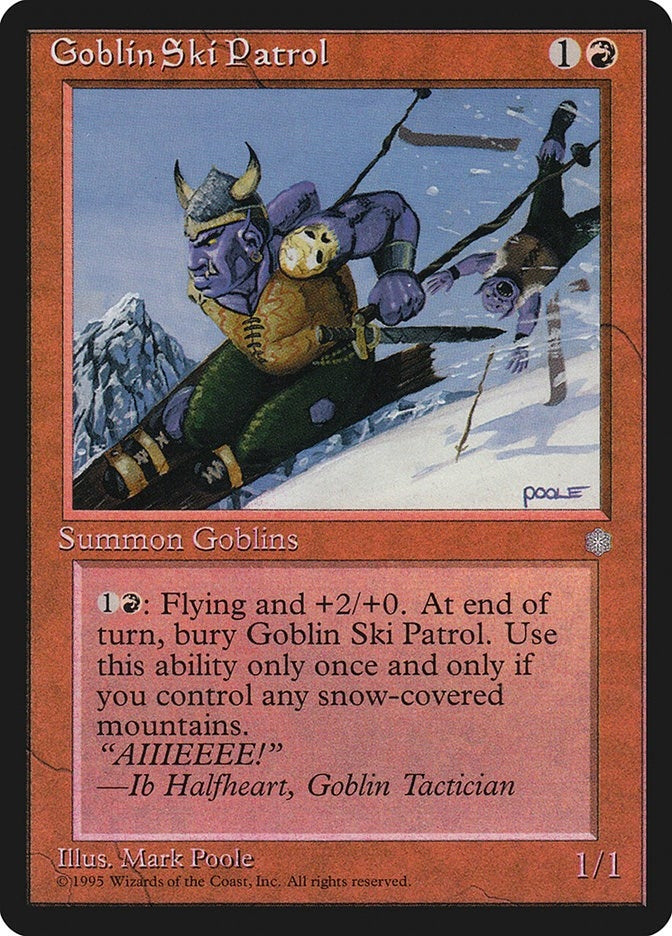 Image for Goblin Ski Patrol (ICE) - Magic: The Gathering