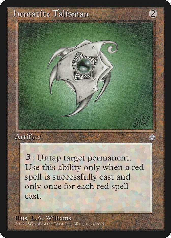 Image for Hematite Talisman (ICE) - Magic: The Gathering