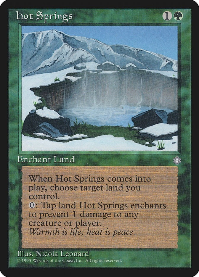 Image for Hot Springs (ICE) - Magic: The Gathering