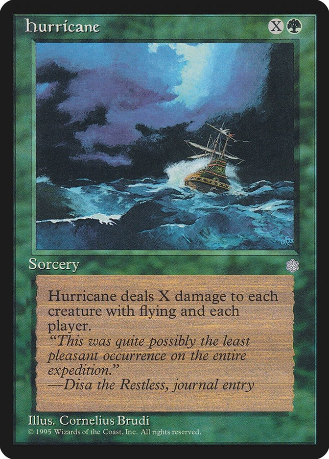 Image for Hurricane (ICE) - Magic: The Gathering