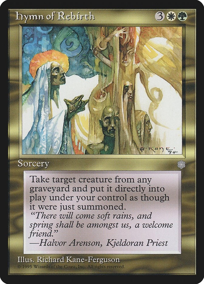 Image for Hymn of Rebirth (373) (ICE) - Magic: The Gathering