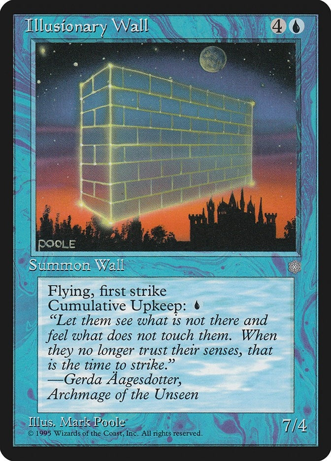 Image for Illusionary Wall (ICE) - Magic: The Gathering