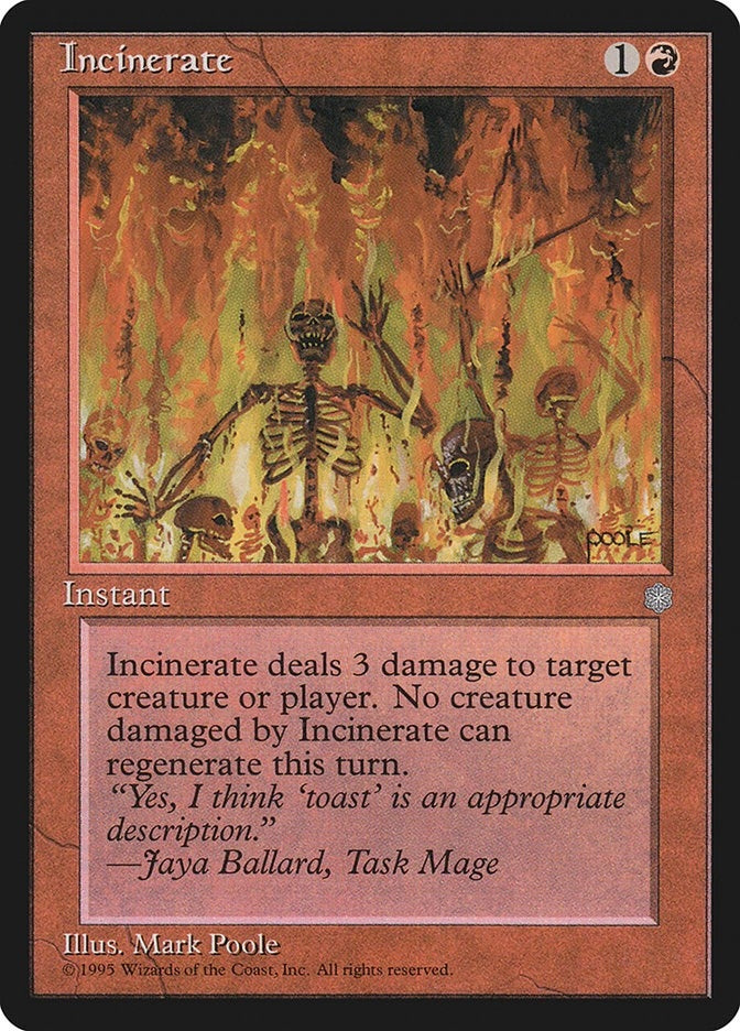 Image for Incinerate (194) (ICE) - Magic: The Gathering