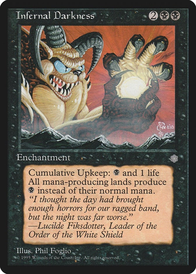 Image for Infernal Darkness (23) (ICE) - Magic: The Gathering