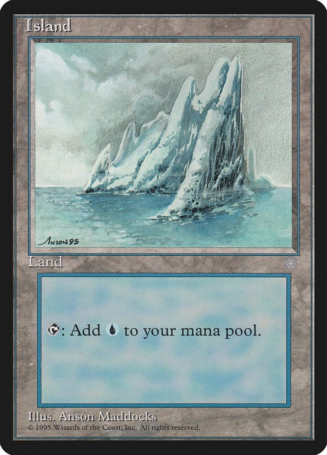 Image for Island (334) (334) (ICE) - Magic: The Gathering