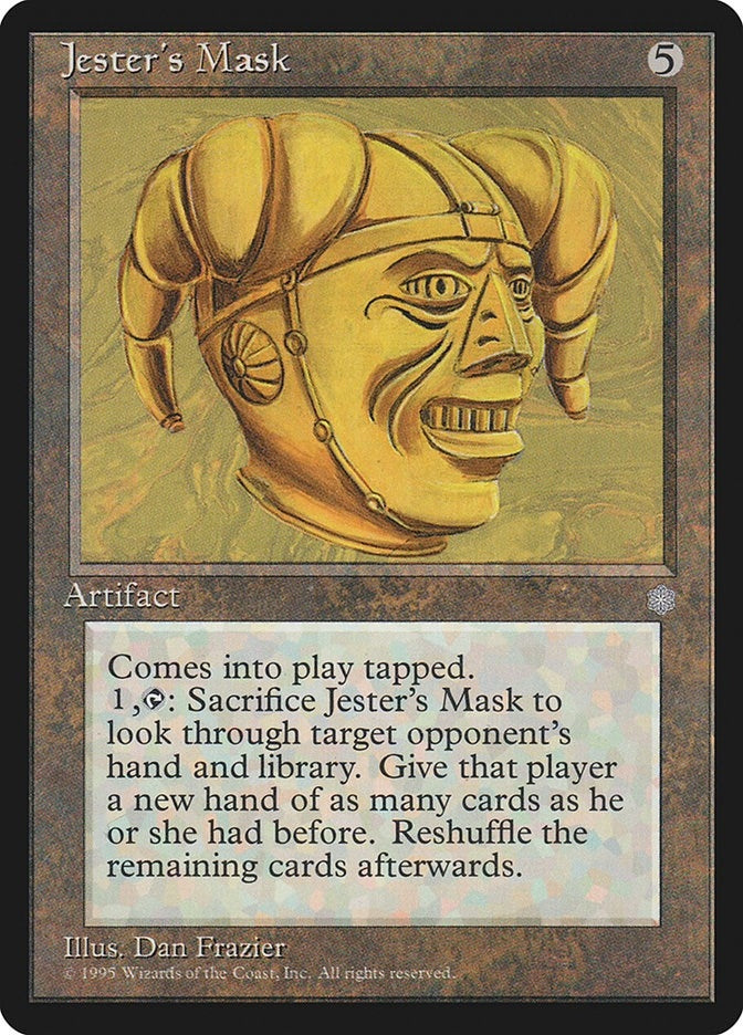 Image for Jester's Mask (300) (ICE) - Magic: The Gathering