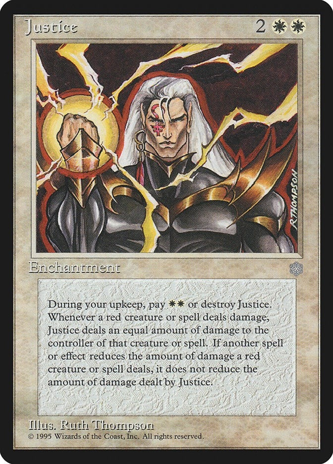 Image for Justice (ICE) - Magic: The Gathering