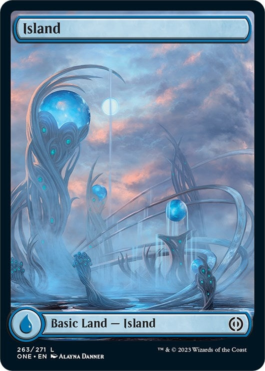 Image for Island (263) - Full Art (263) (ONE) - Magic: The Gathering