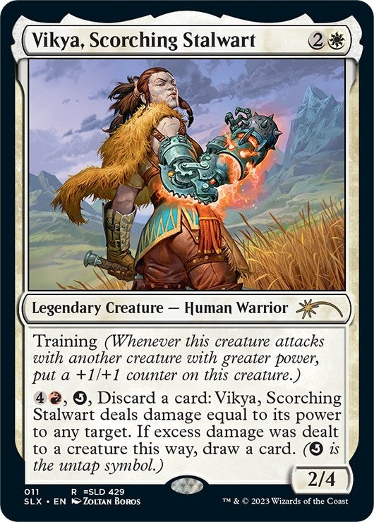 Image for Vikya, Scorching Stalwart (11) (SLX) - Magic: The Gathering
