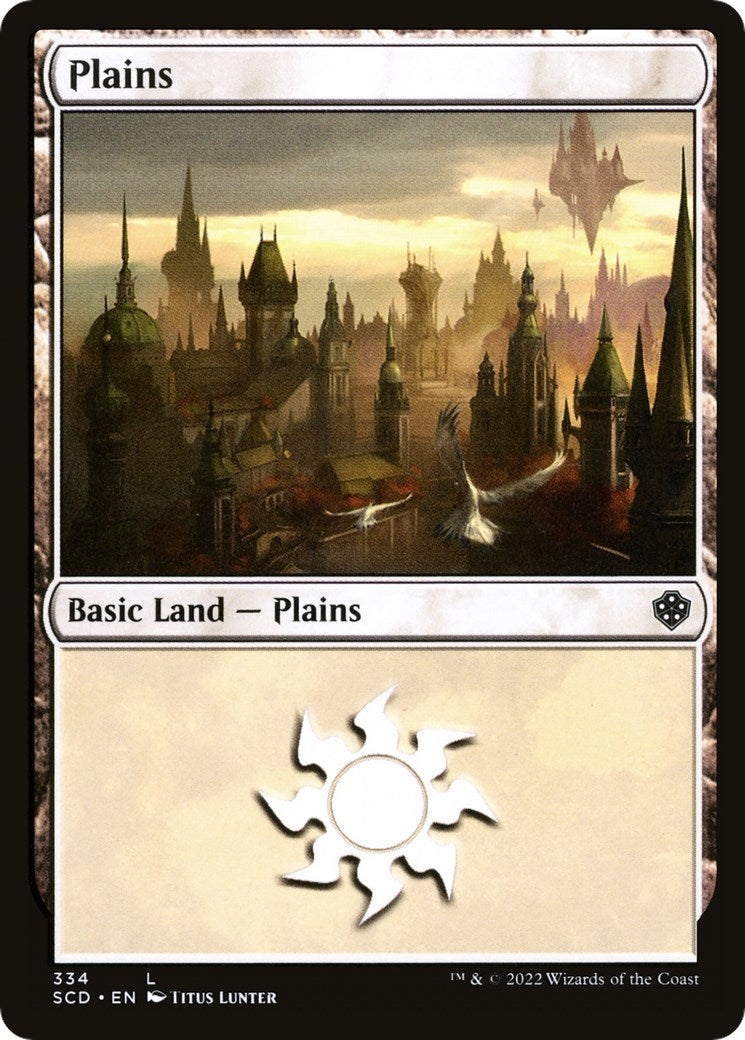 Image for Plains (334) (334) (SCD) - Magic: The Gathering
