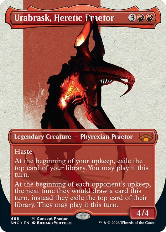Image for Urabrask, Heretic Praetor (Concept Praetor) (468) (ONE) - Magic: The Gathering