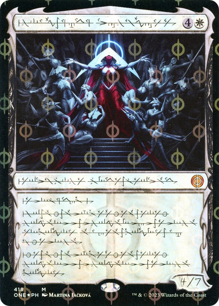 Image for Elesh Norn, Mother of Machines (Phyrexian) (Step-and-Compleat Foil) (418) (ONE) - Magic: The Gathering
