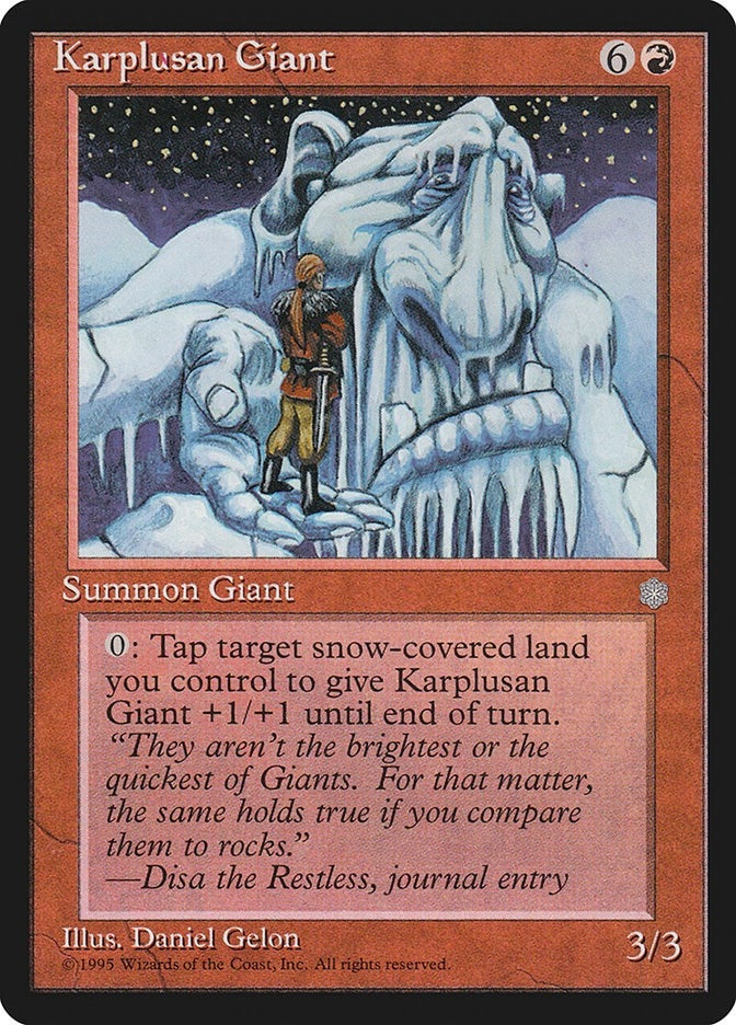 Image for Karplusan Giant (ICE) - Magic: The Gathering