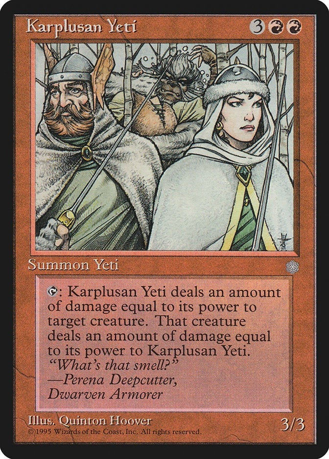 Image for Karplusan Yeti (ICE) - Magic: The Gathering