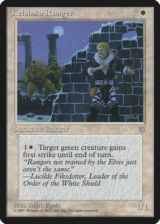 Image for Kelsinko Ranger (ICE) - Magic: The Gathering