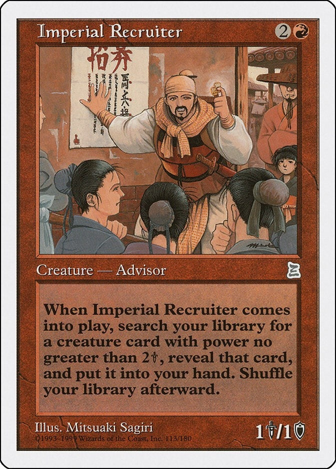 Image for Imperial Recruiter (113) (PTK) - Magic: The Gathering