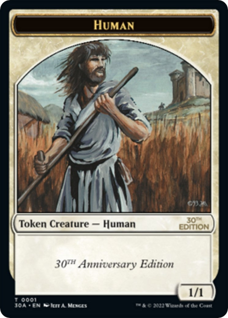 Image for Human Token (1) (30A) - Magic: The Gathering