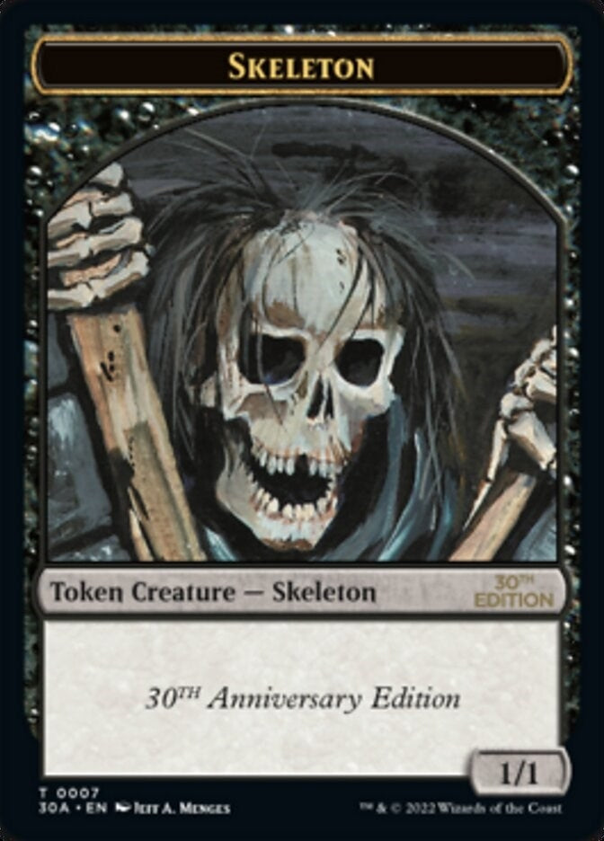 Image for Skeleton Token (7) (30A) - Magic: The Gathering