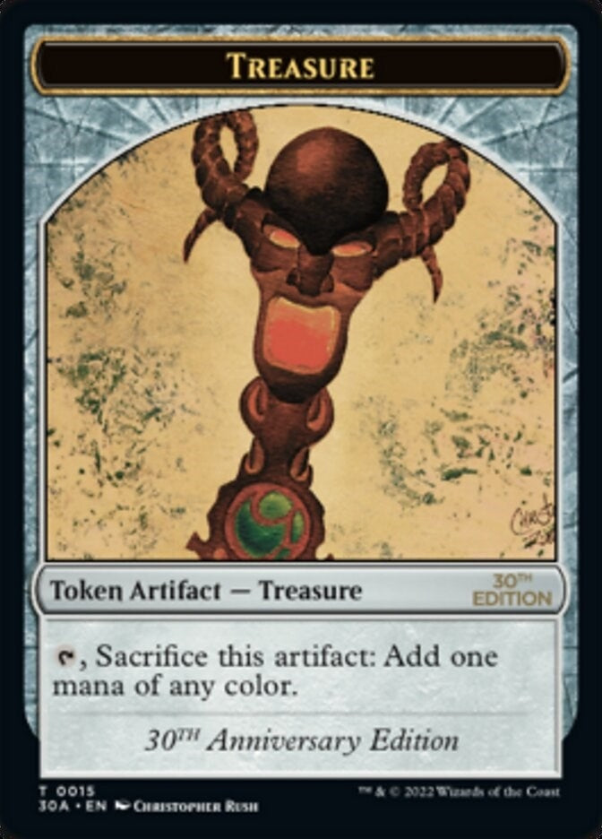 Image for Treasure (0015) Token (15) (30A) - Magic: The Gathering