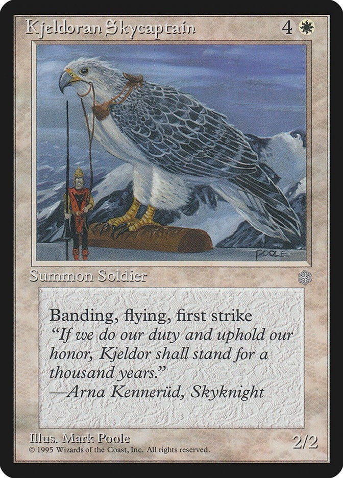 Image for Kjeldoran Skycaptain (ICE) - Magic: The Gathering