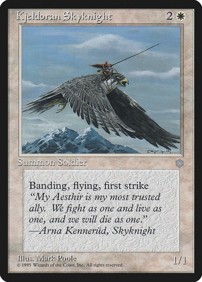 Image for Kjeldoran Skyknight (ICE) - Magic: The Gathering
