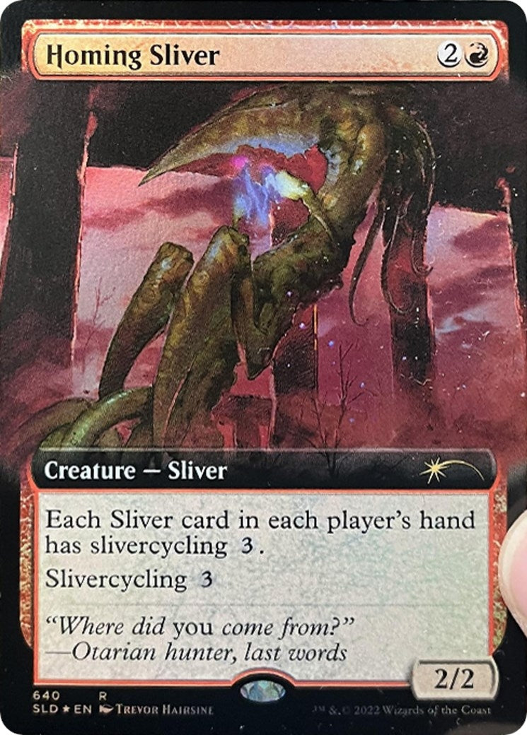 Image for Homing Sliver (Extended Art) (640) (SLD) - Magic: The Gathering