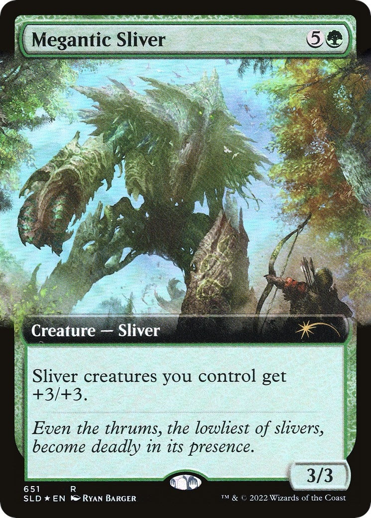 Image for Megantic Sliver (Extended Art) (651) (SLD) - Magic: The Gathering