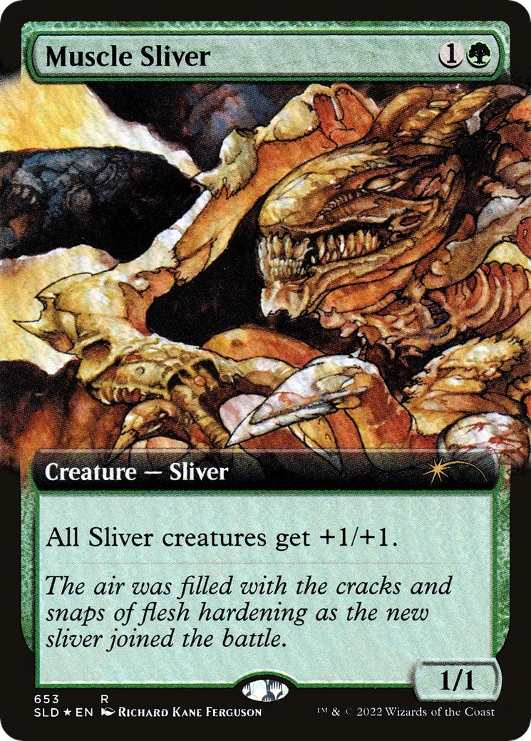 Image for Muscle Sliver (Extended Art) (653) (SLD) - Magic: The Gathering