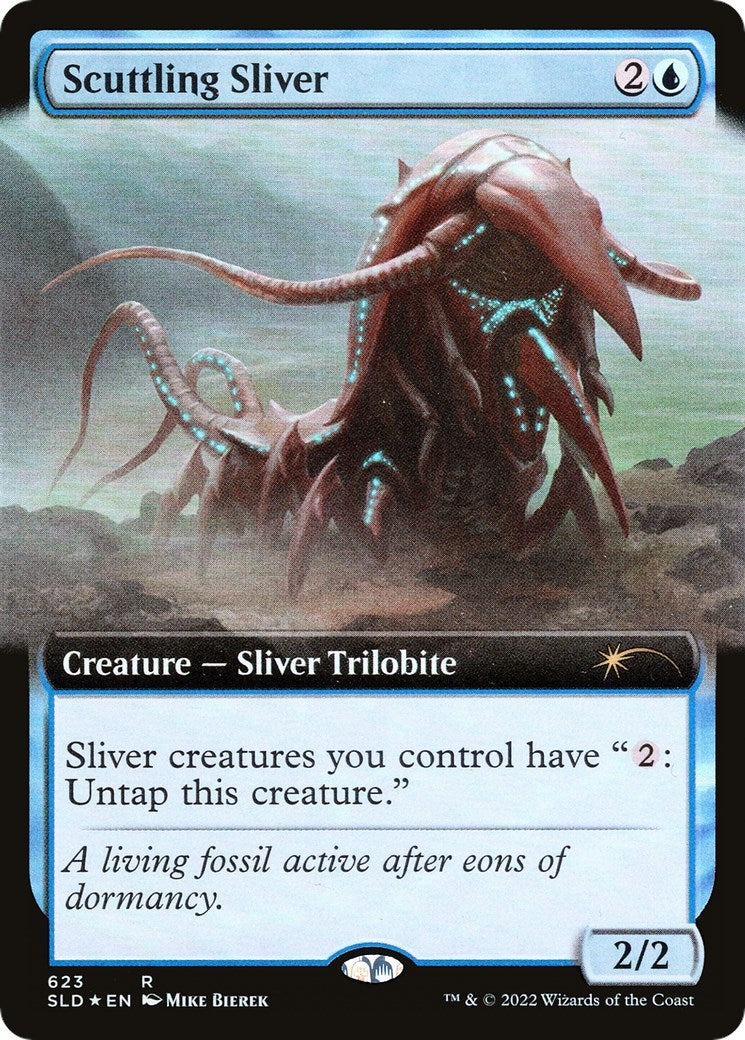Image for Scuttling Sliver (Extended Art) (623) (SLD) - Magic: The Gathering