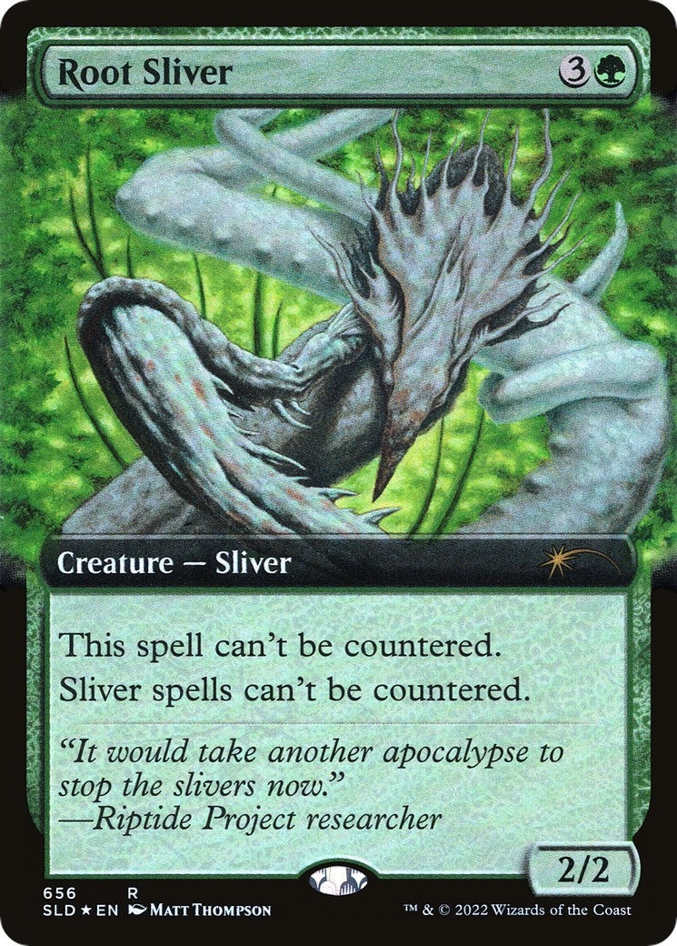 Image for Root Sliver (Extended Art) (656) (SLD) - Magic: The Gathering