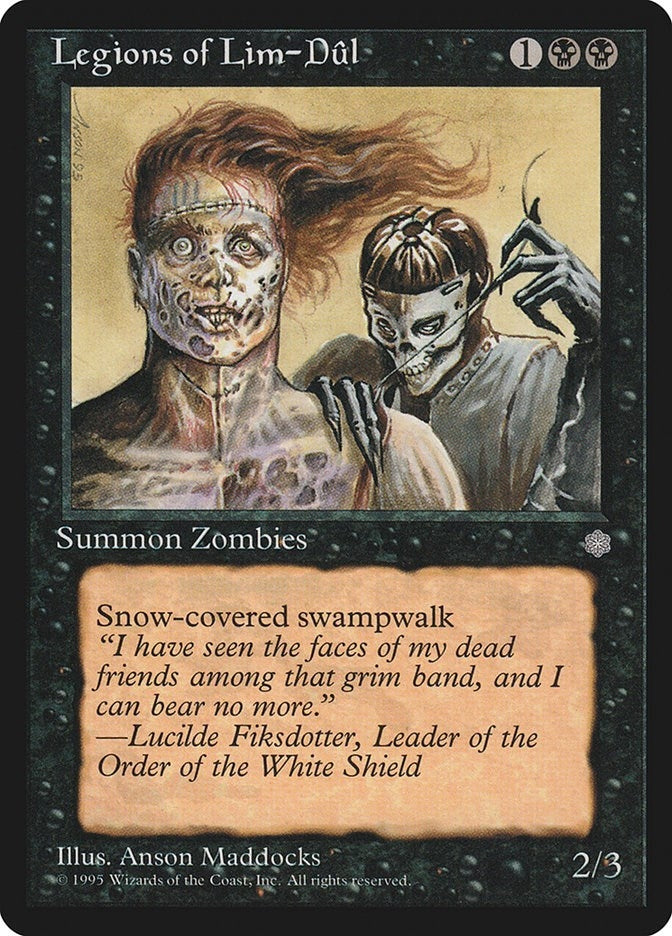 Image for Legions of Lim-Dul (ICE) - Magic: The Gathering