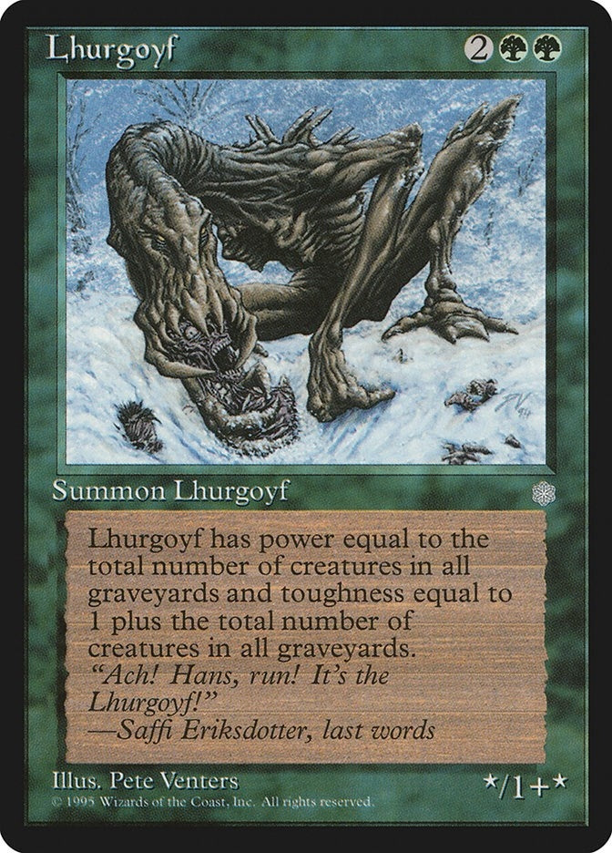 Image for Lhurgoyf (ICE) - Magic: The Gathering