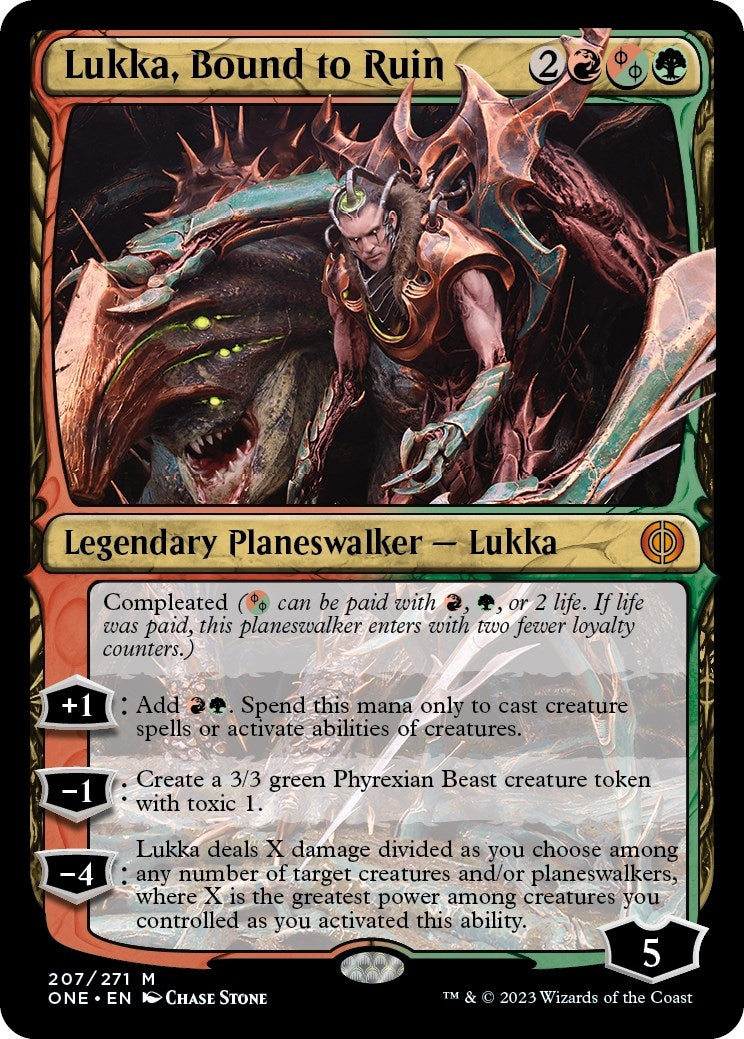 Image for Lukka, Bound to Ruin (207) (ONE) - Magic: The Gathering