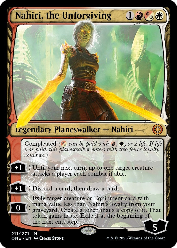 Image for Nahiri, the Unforgiving (211) (ONE) - Magic: The Gathering