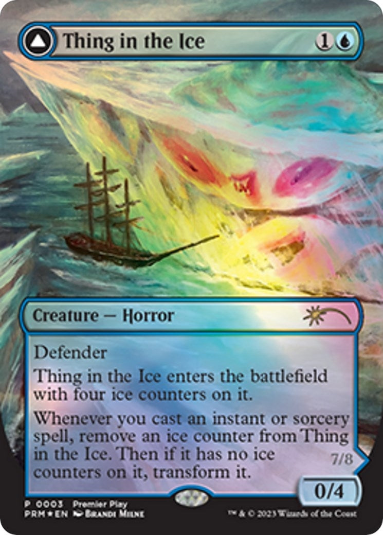 Image for Thing in the Ice (3) (PTP) - Magic: The Gathering
