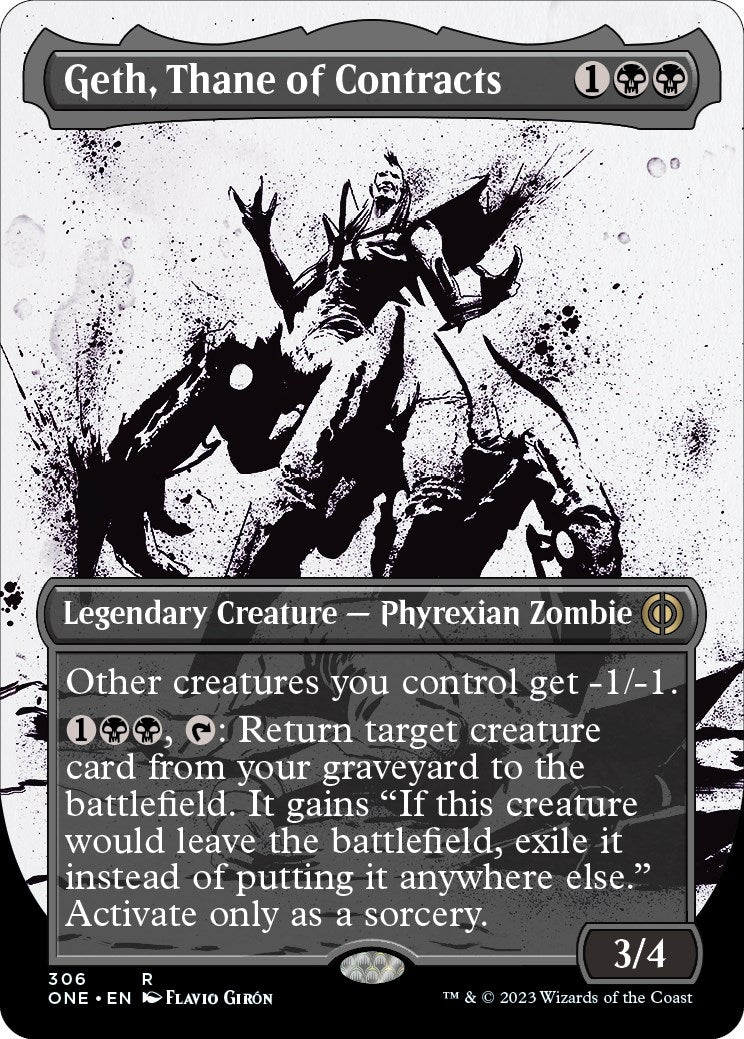 Image for Geth, Thane of Contracts (Showcase) (306) (ONE) - Magic: The Gathering