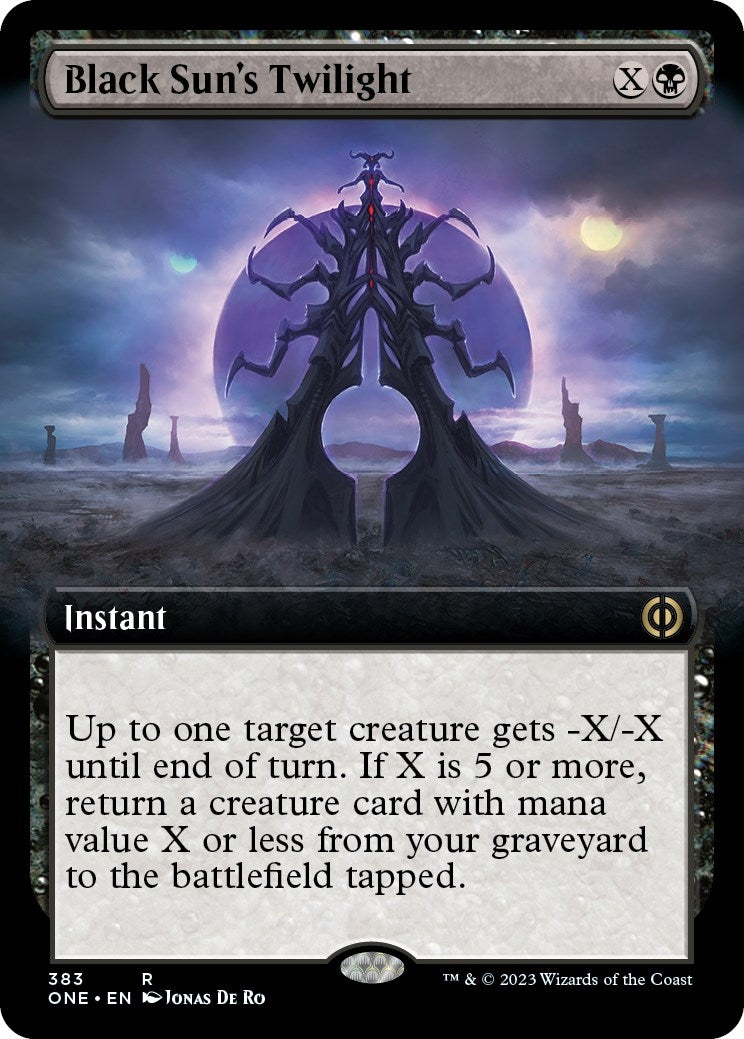 Image for Black Sun's Twilight (Extended Art) (383) (ONE) - Magic: The Gathering