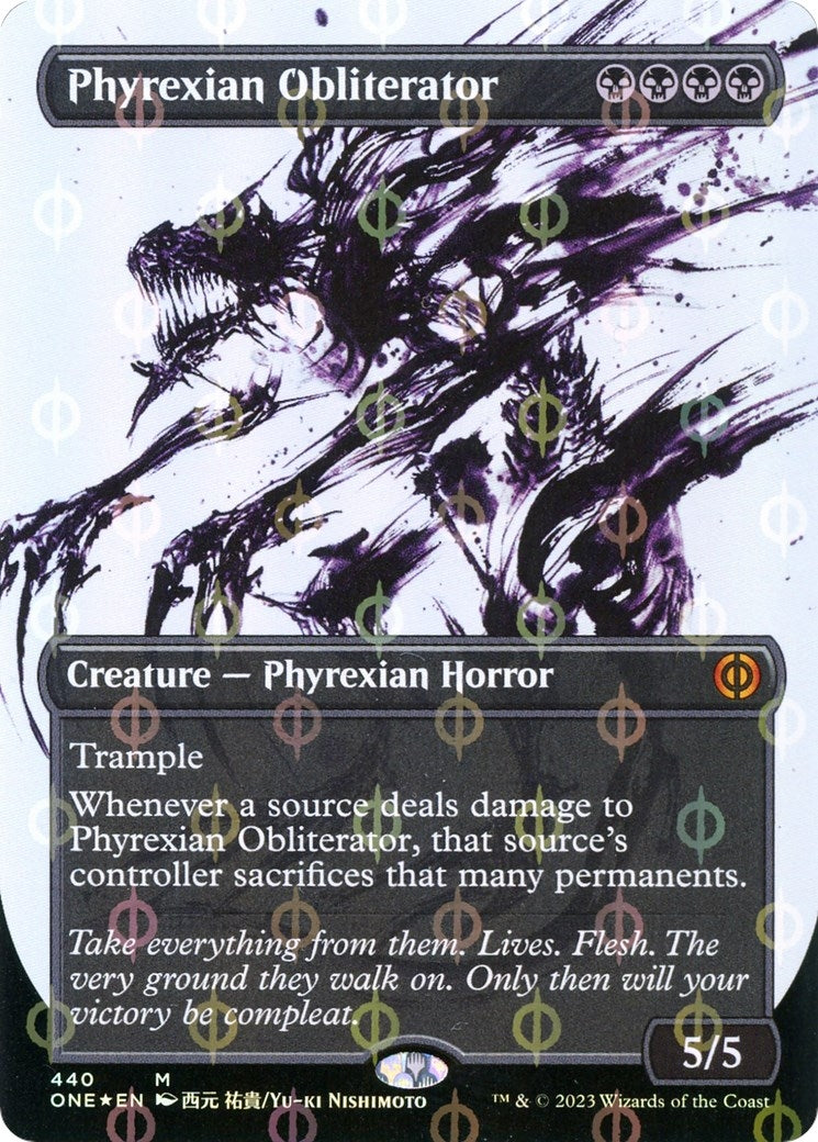Image for Phyrexian Obliterator (Showcase) (Step-and-Compleat Foil) (440) (ONE) - Magic: The Gathering