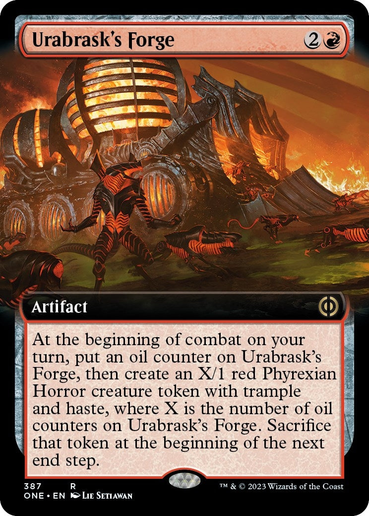 Image for Urabrask's Forge (Extended Art) (387) (ONE) - Magic: The Gathering